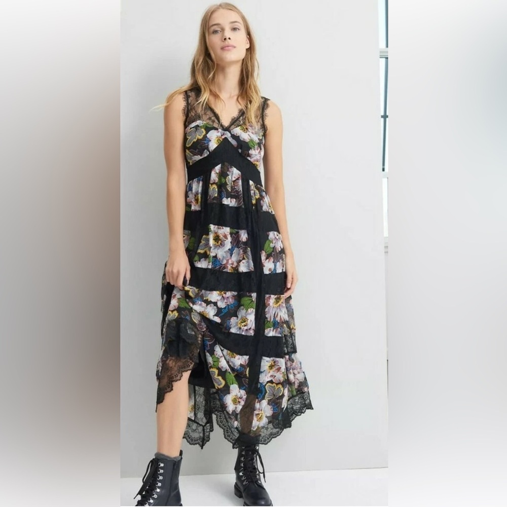NEW Anthropologie Kasondra Lace Maxi Dress Gorgeous NWT, Size 6